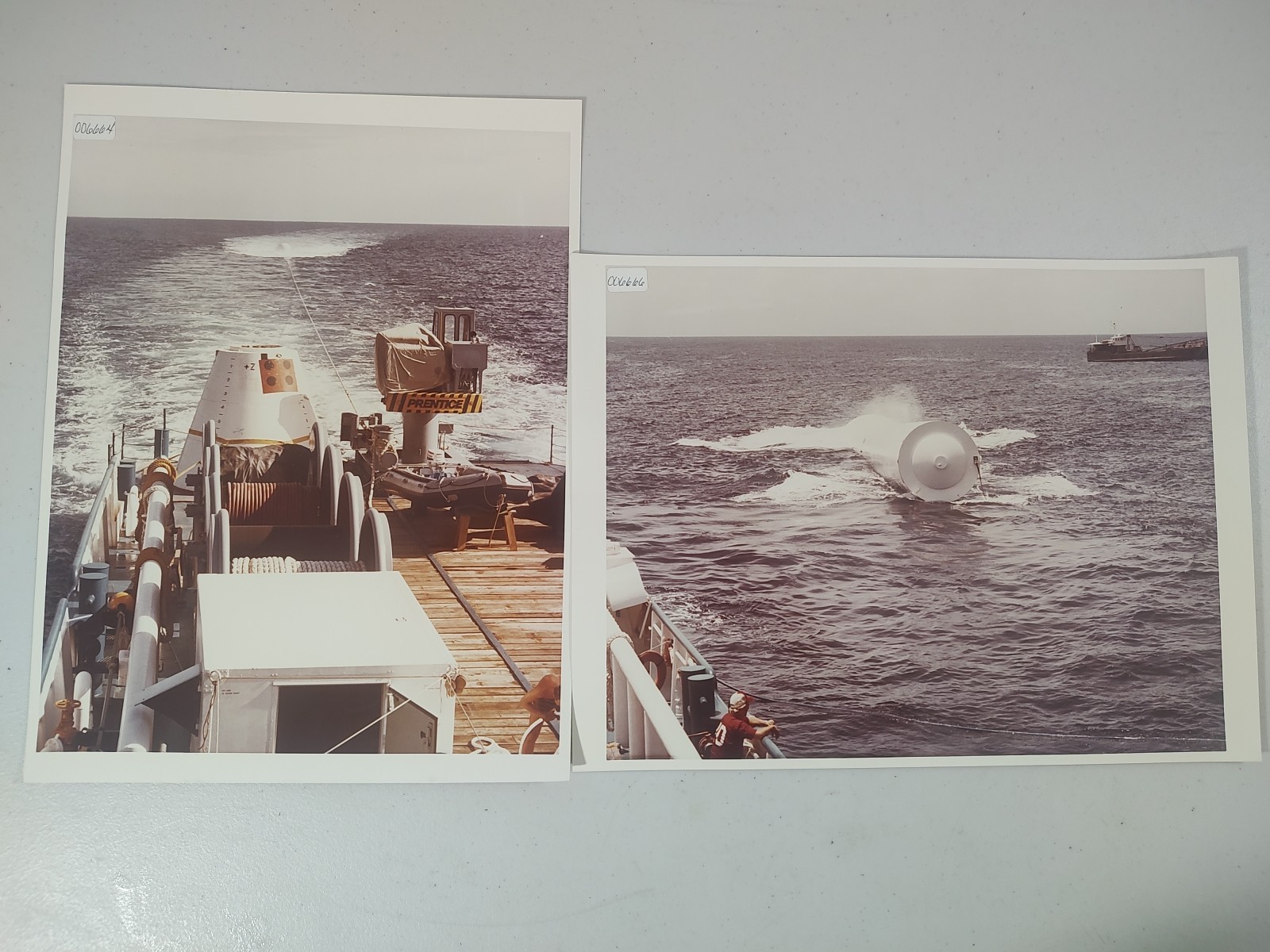 2 SRB Rocket Recovery Testing Official NASA Prints 9/80 Official Blue Stamped