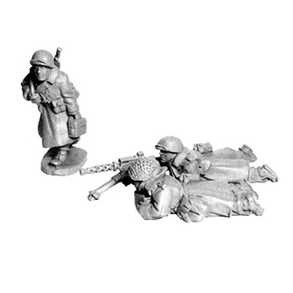 Artizan Designs - SWW356 - US ARMY INFANTRY IN GREATCOATS 30 cal MMG Team