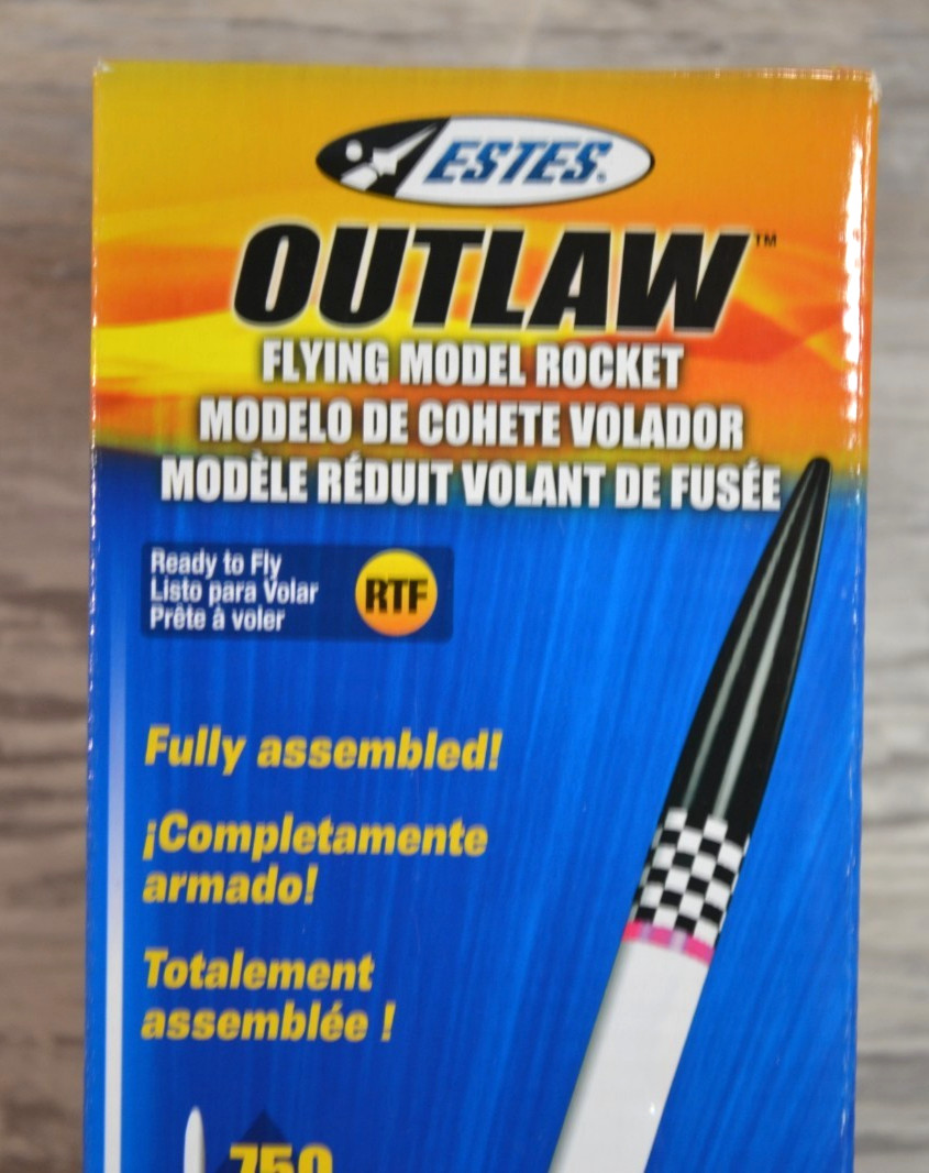 Estes Outlaw Flying Model Rocket RTF #2474 NOS