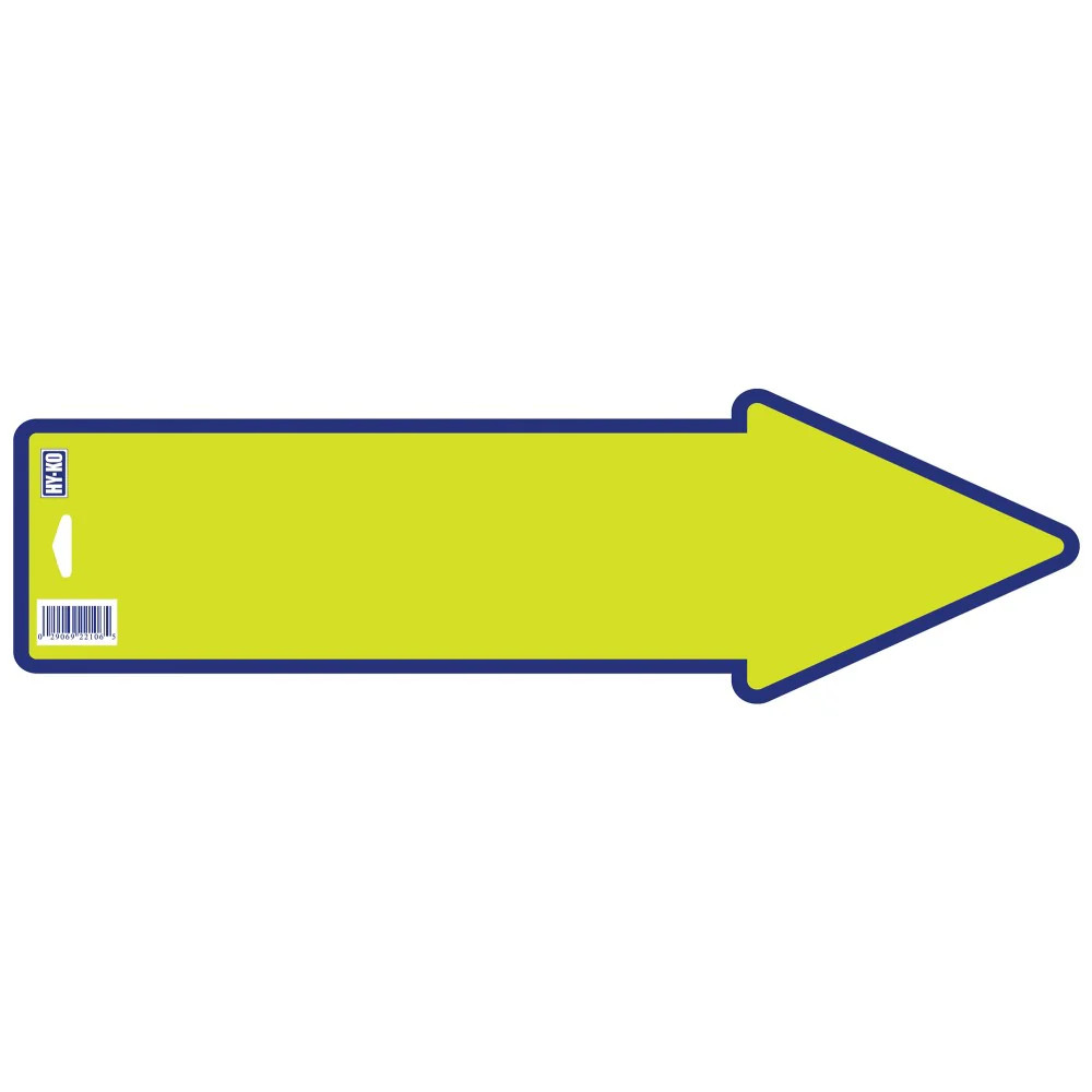 Hy-Ko™ Neon Paperboard Arrow Sign 5" x 17" (10 pcs.)
