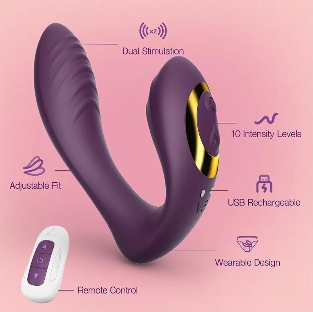 Tracy's Dog Wearable Clitoral G Spot Vibrator, Remote Control Adult Sex Toys