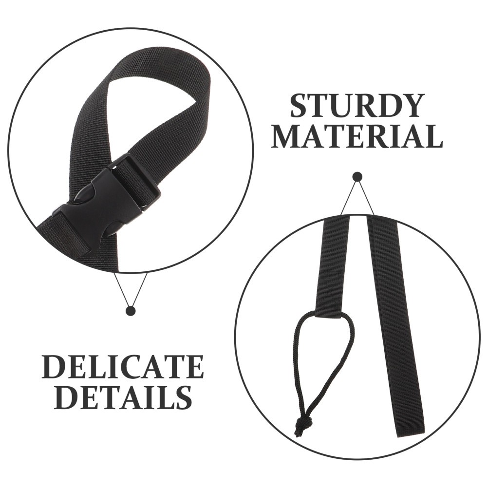 2 Pcs Snowboard Leash Binding Strap Straps Replacement Parts for
