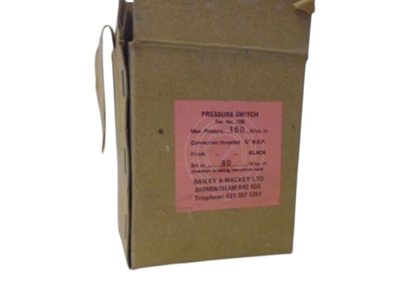 BAILEY & MACKEY 160 PRESSURE SWITCH NSMP