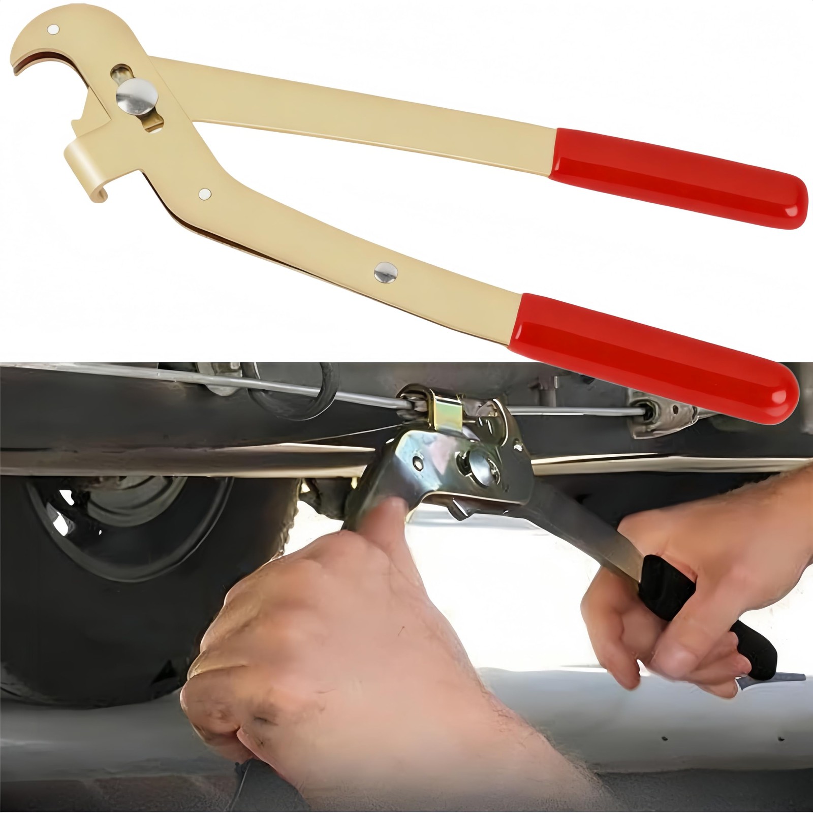 SLY-10500 14Inch Parking Brake Cable Coupler Removal Tool Pliers Fits Wihite