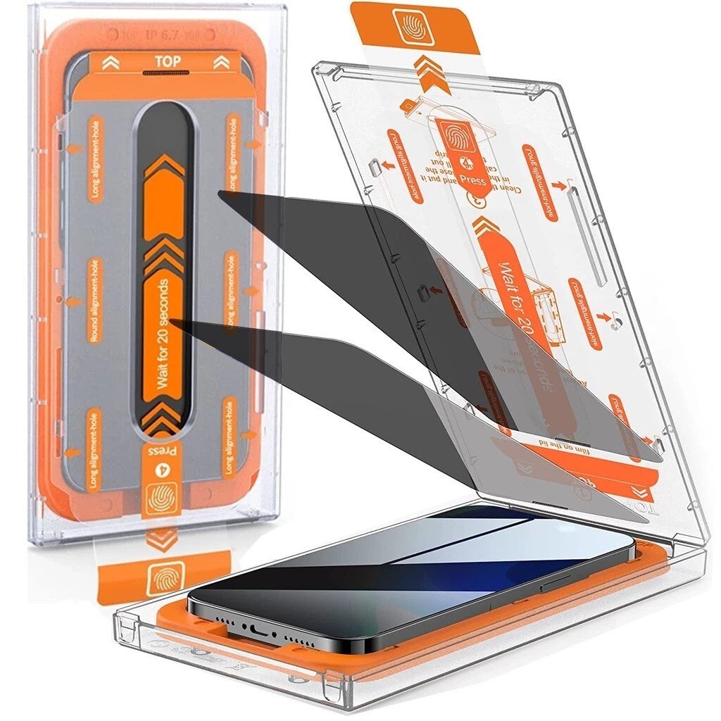 Screen Protector For iPhone 13 14 15 16 17Pro Max Tempered Glass Edge Full Cover