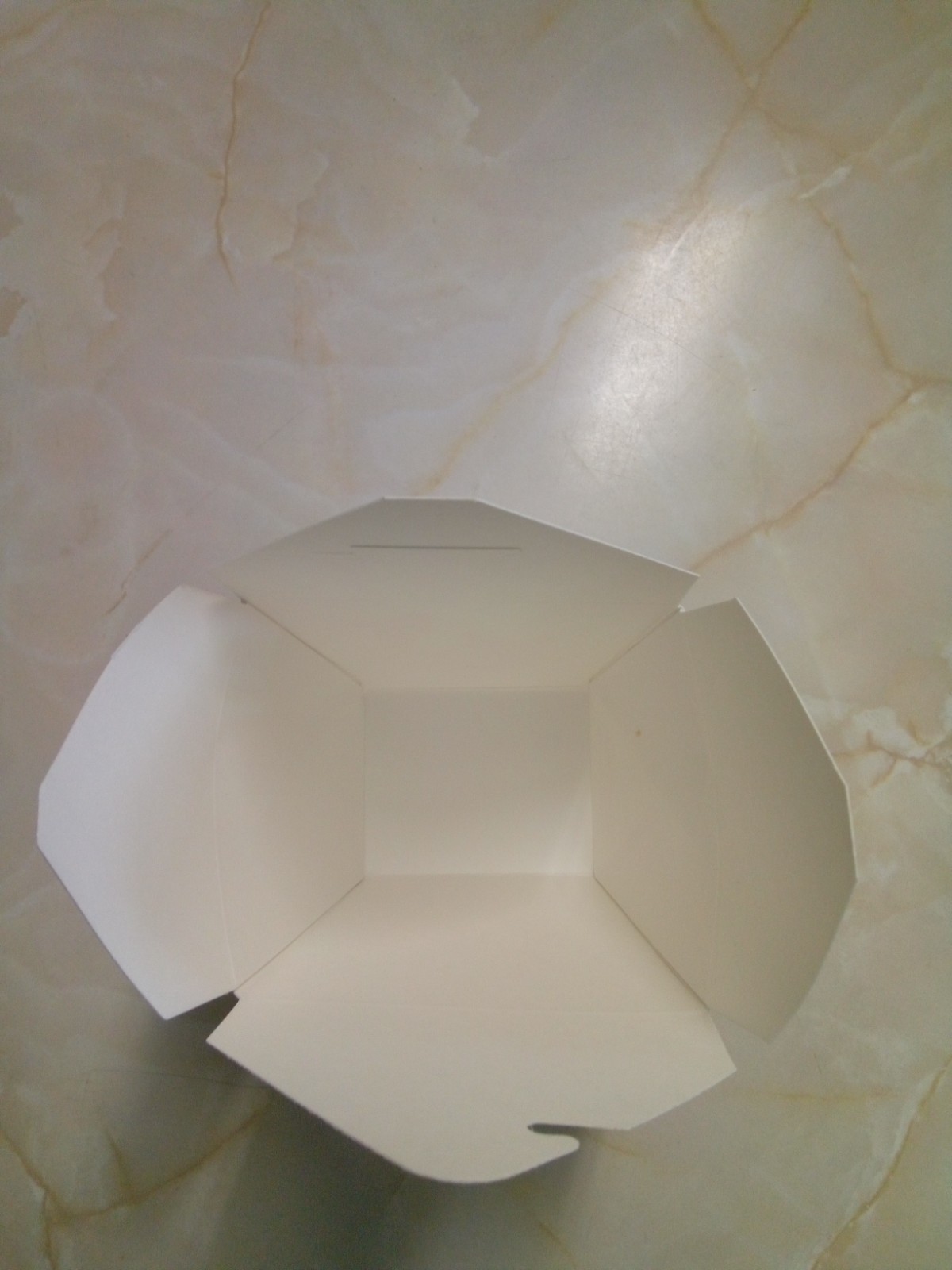 16 oz Paper Take-Out Box, White, 50pcs