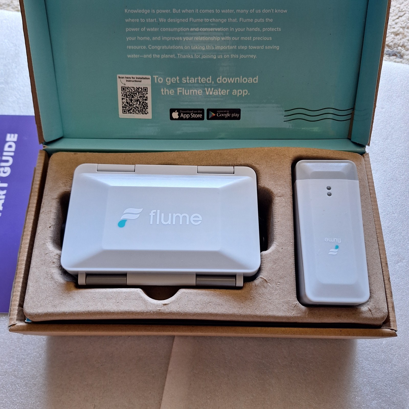 Flume 2 Smart Home Water Monitor & Leak Detector - NEW Open Box