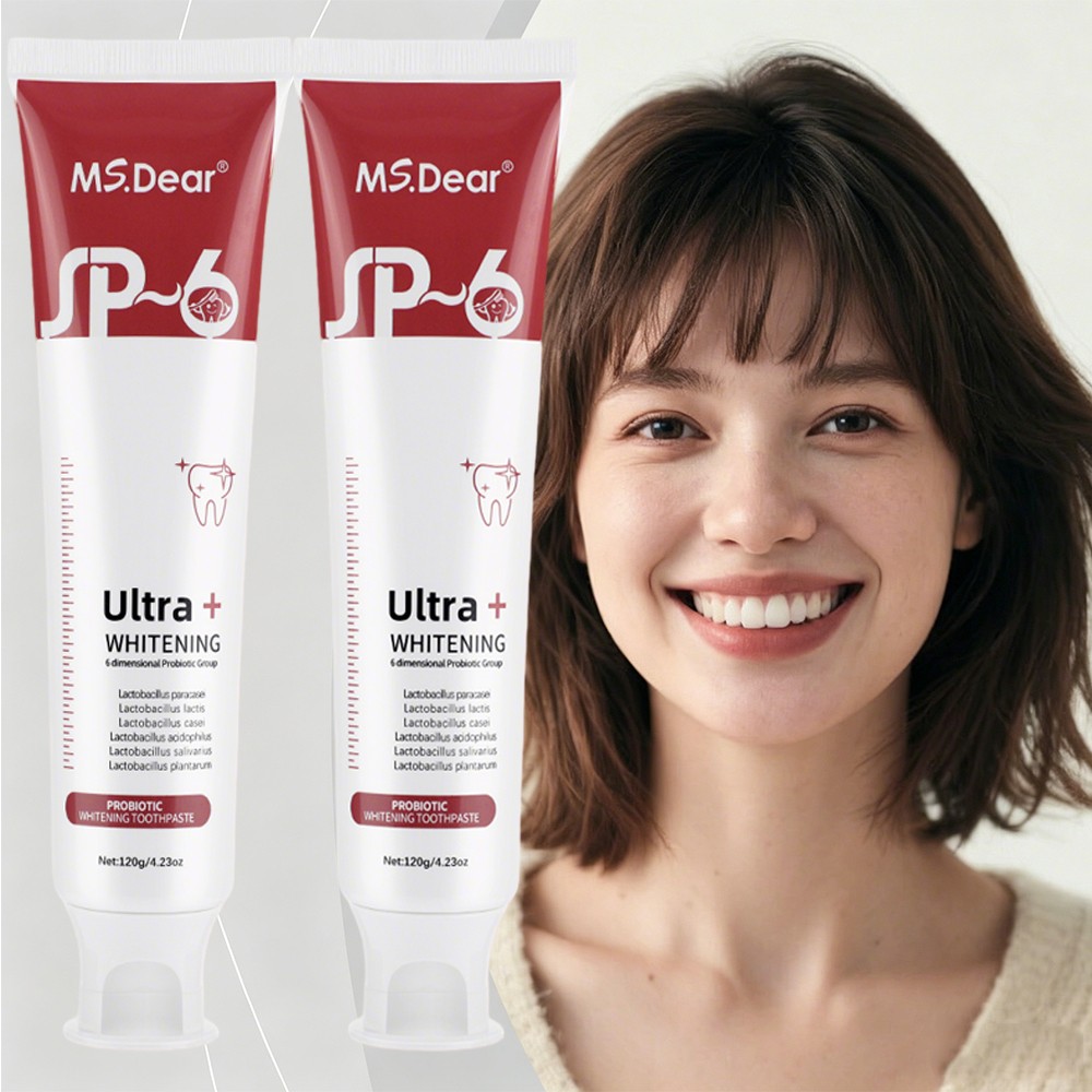 2-PACK MS.Dear Ultra+ SP-6 Whitening Toothpaste Teeth Fresh Breath Oral Health