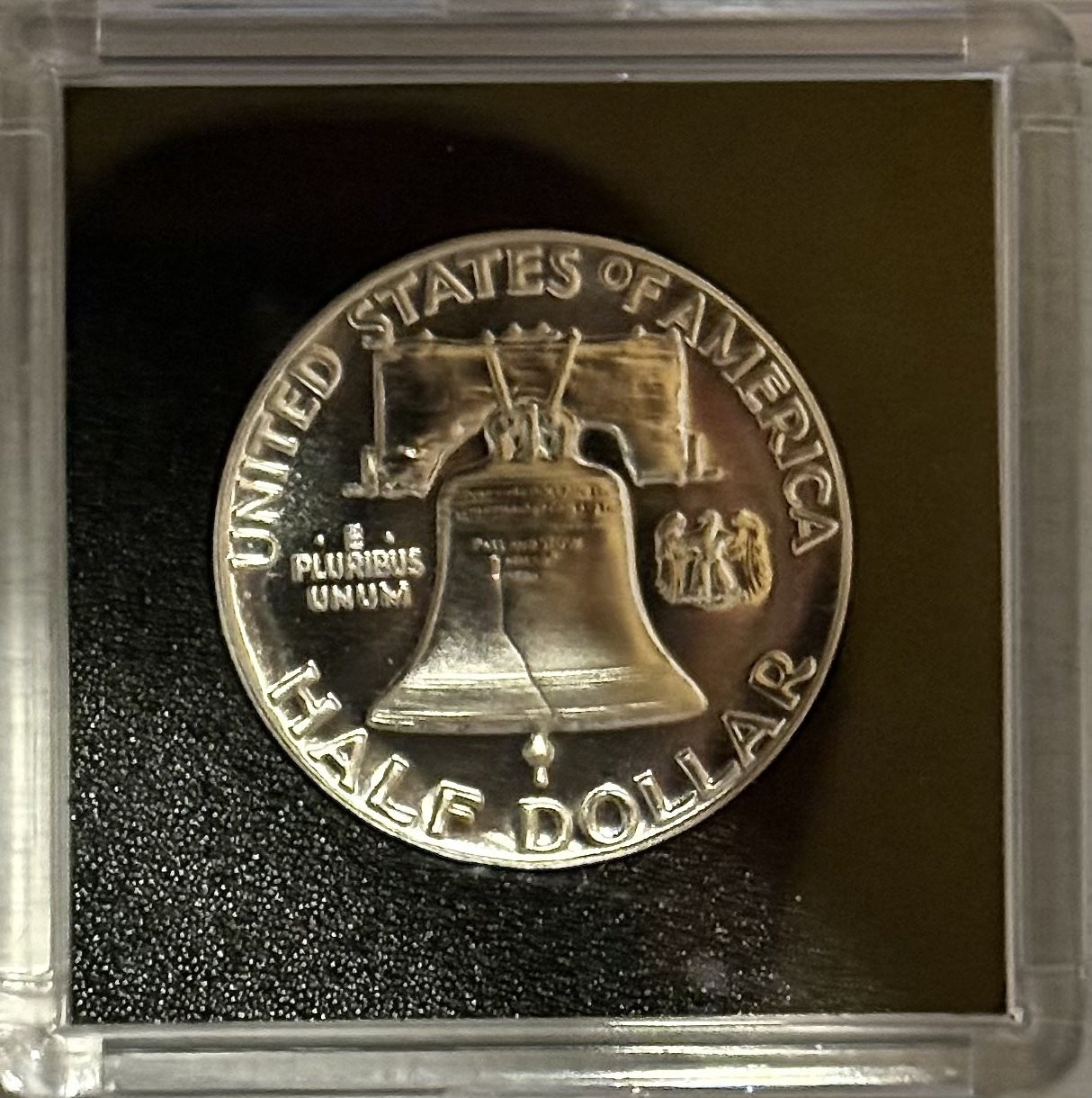 1955 FRANKLIN HALF DOLLAR, PRISTINE PREMIUM GEM, 90% SILVER, US MINT PROOF COIN
