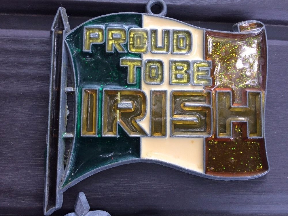 Proud To Be Irish Suncatcher - Irish Flag Sun Catcher Great Britain Celtic