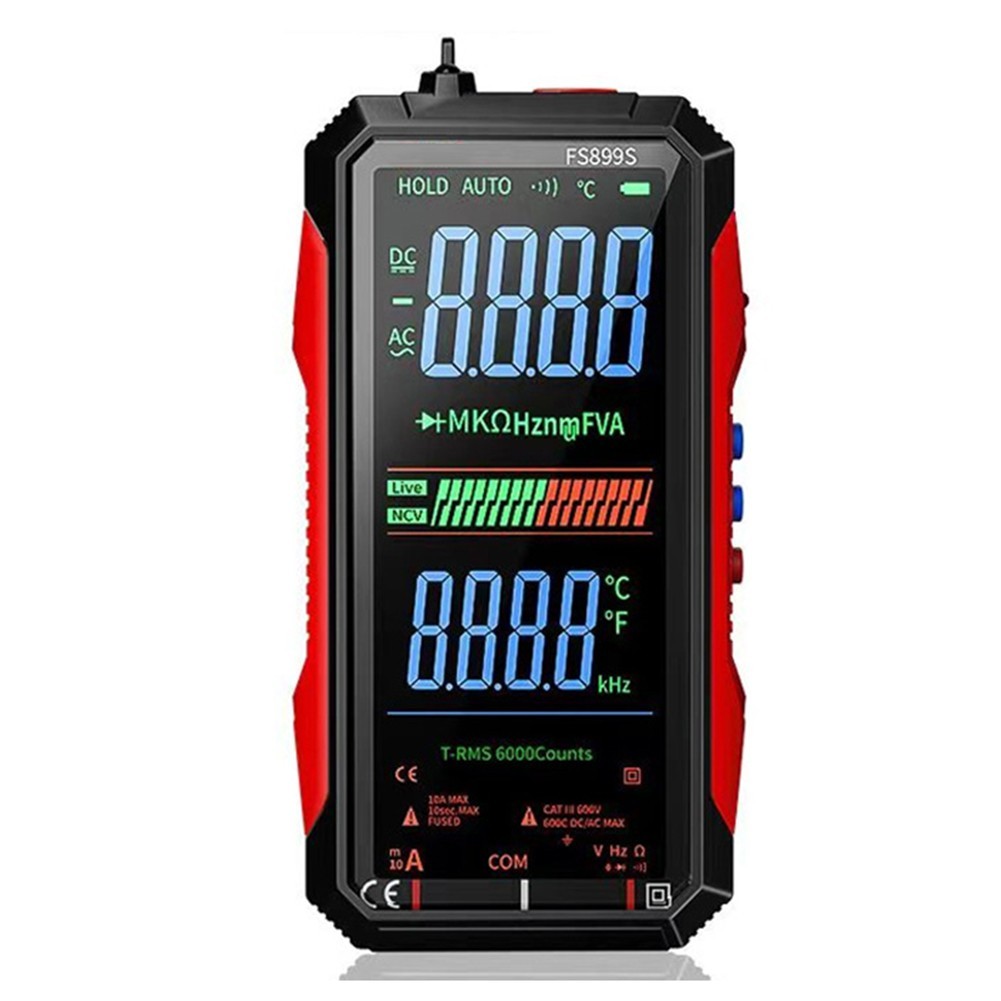 FS899S Test Meter Supporting Multiple Measurement Modes Including AC DC Voltage