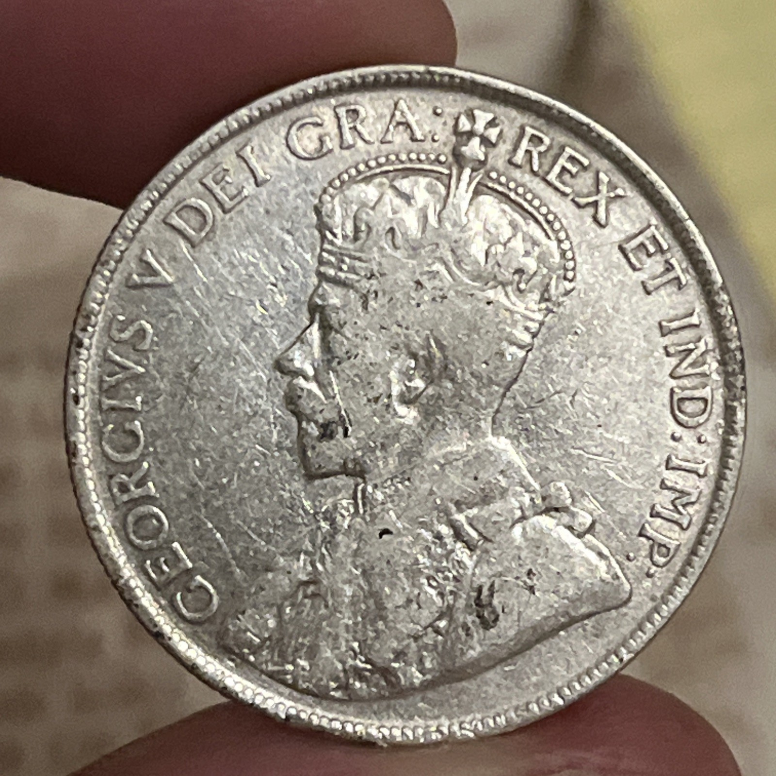 1919 Newfoundland 50 Cents   silver VF Detail (cleaned)