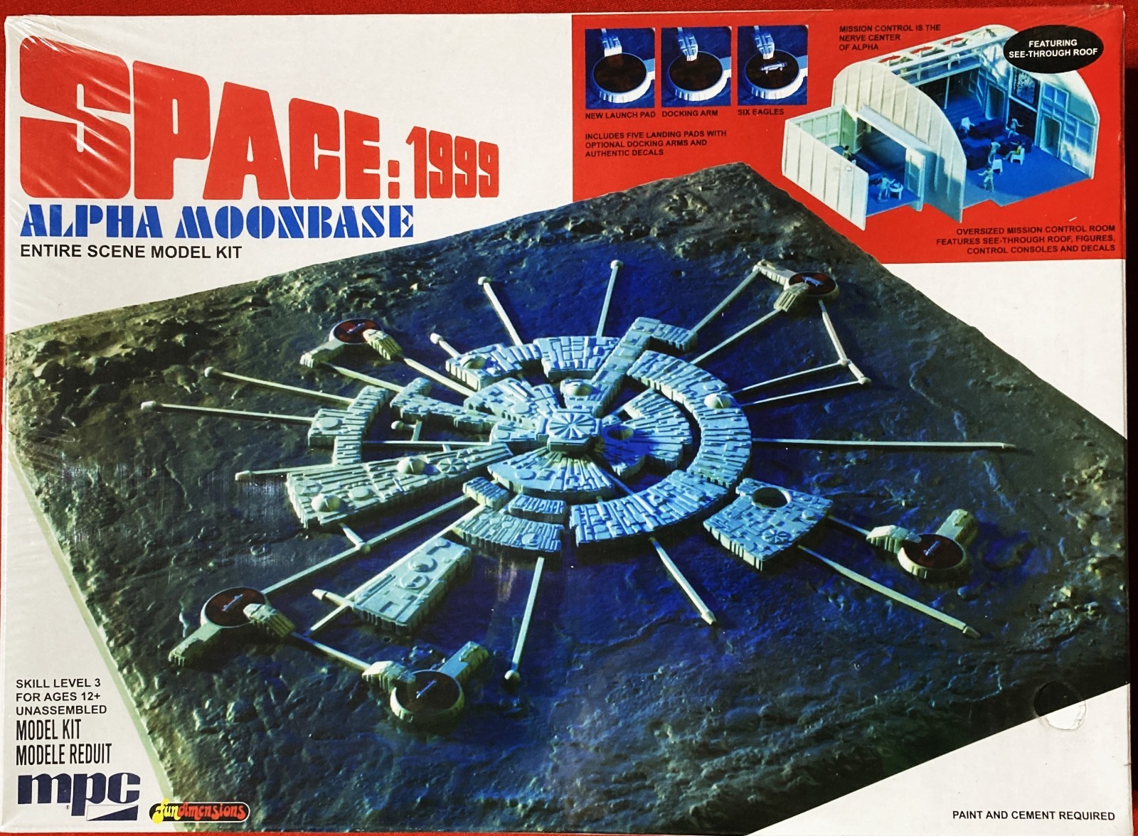 MPC/R2 Space: 1999 Moonbase Alpha Re-Issue Model Kit
