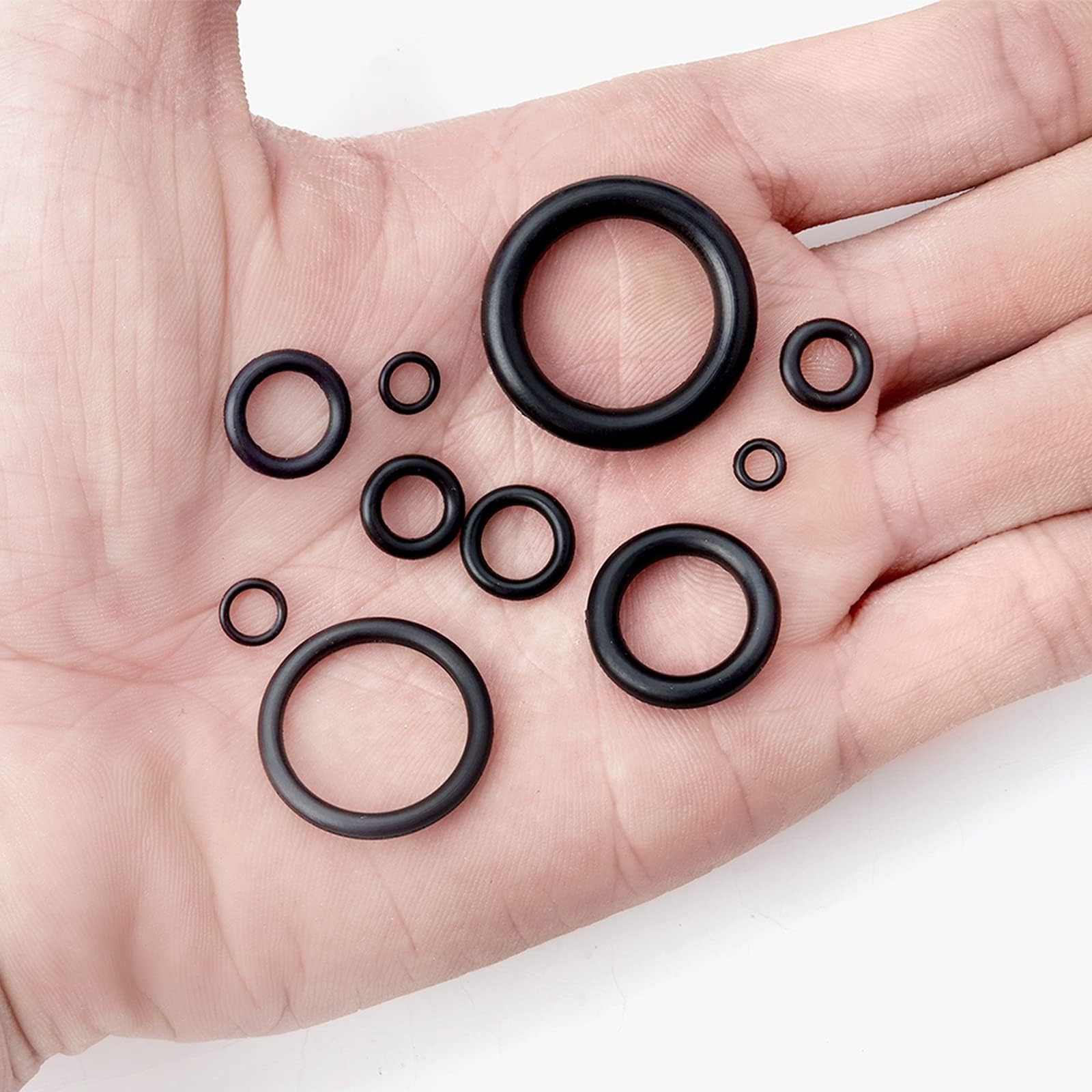 1010 Pcs Rubber O-Rings Seals Assortment Kit for Faucet Automotive Plumbing