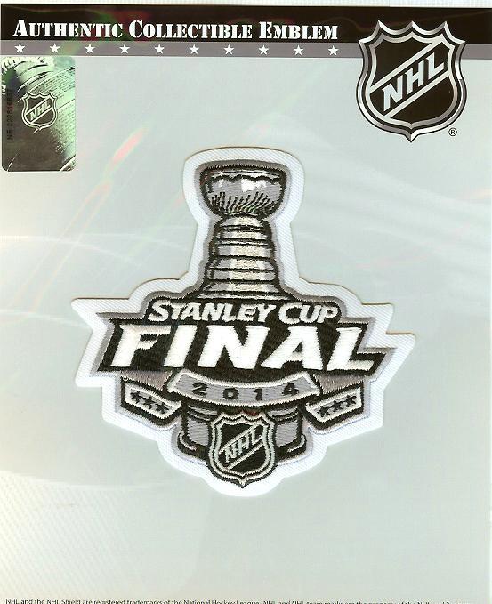 2014 Los Angeles Kings Stanley Cup Finals Patch Jersey Logo Packaged NY Rangers