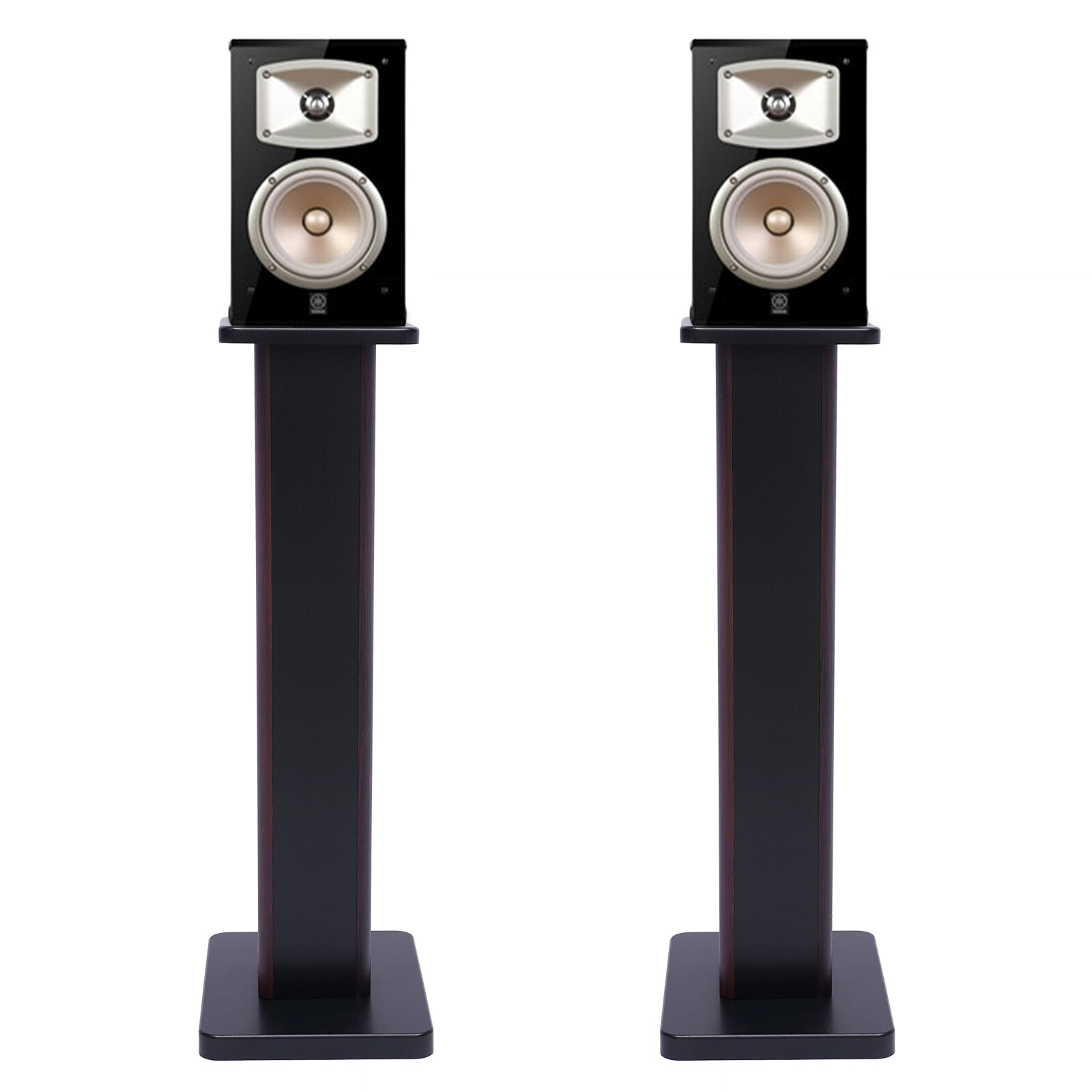1 Pair 28" Column Bookshelf Floor Speaker Stands Home Theater Speaker Bookshelf