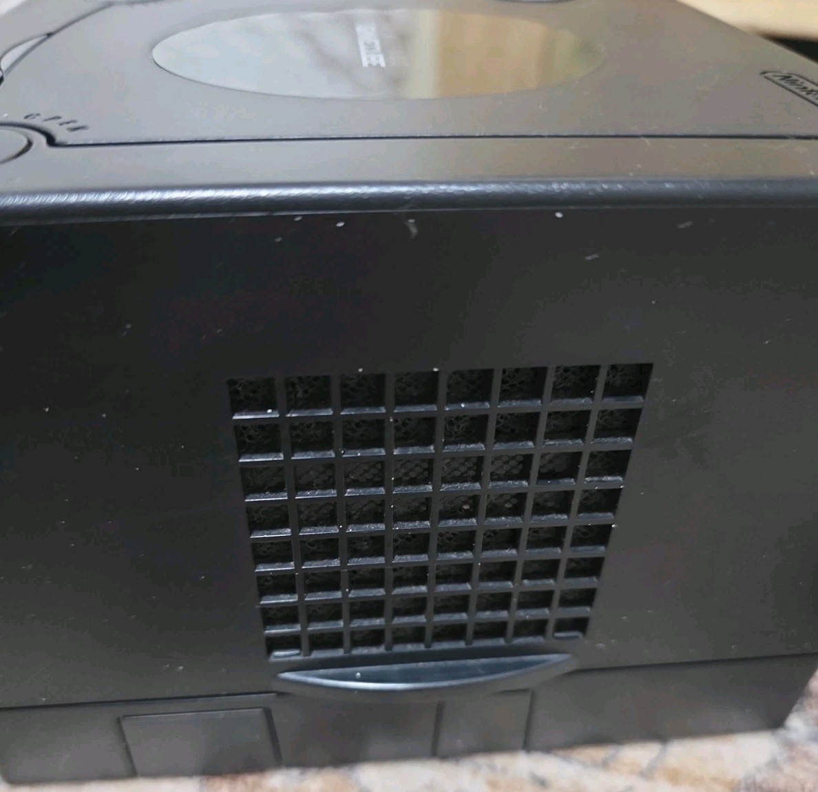 Nintendo Gamecube Black with 1 Controller Cables and Memory Card Tested
