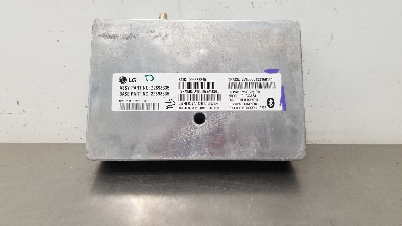 13 CHEVY SILVERADO 3500 PICKUP COMMUNICATION ONSTAR CONTROL MODULE 22898335