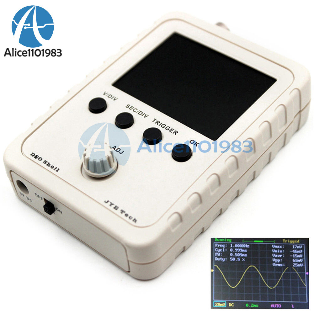 Assembled Digital Oscilloscope 2.4 inch LCD Display with Probe Clip