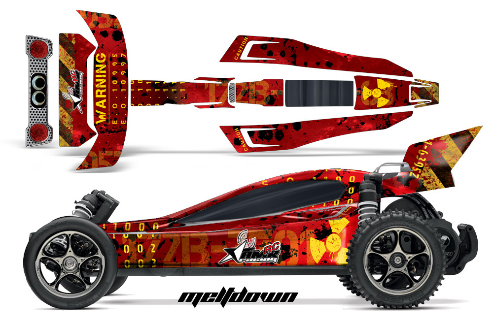 AMR Traxxas Bandit VXL 4X4 Truck Brushless Buggy RC Graphic Decal Kit 1/10 MLTDN