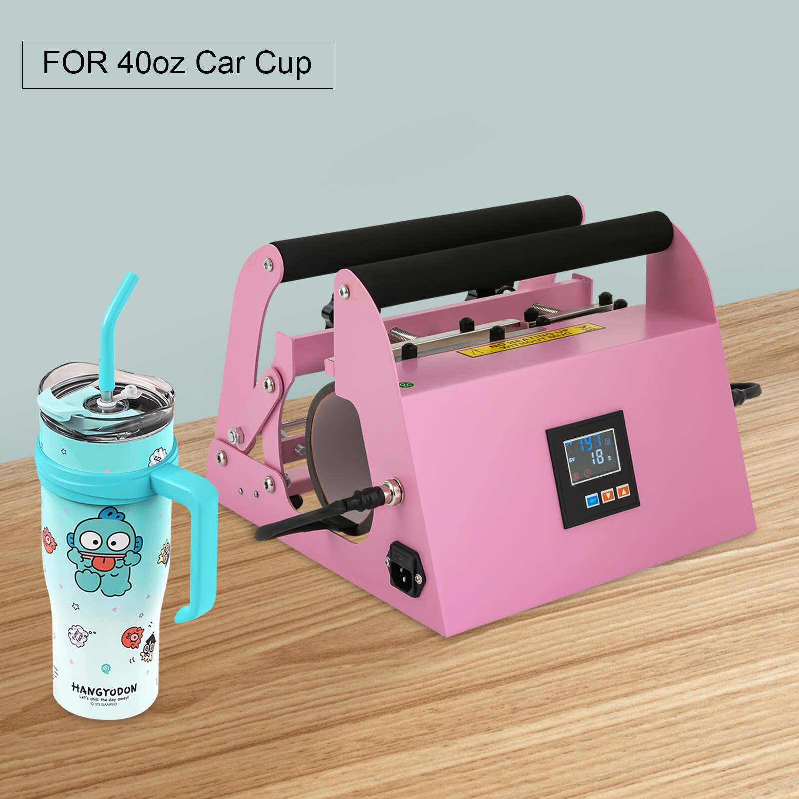 500W Car Cup Mug Press Heat Machine Tumbler Heat Press Machine Manual