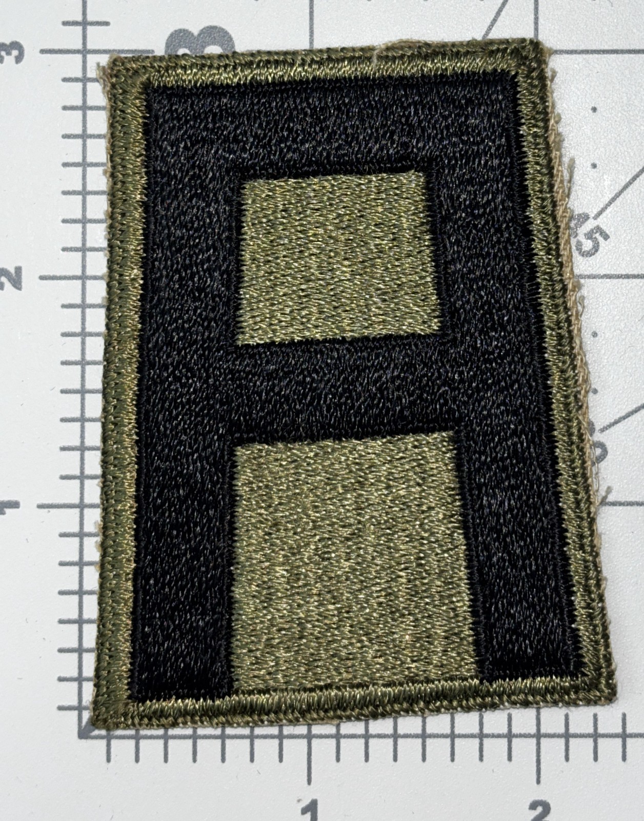 WW 2 US Army 1st Army Patch Inv# K8909
