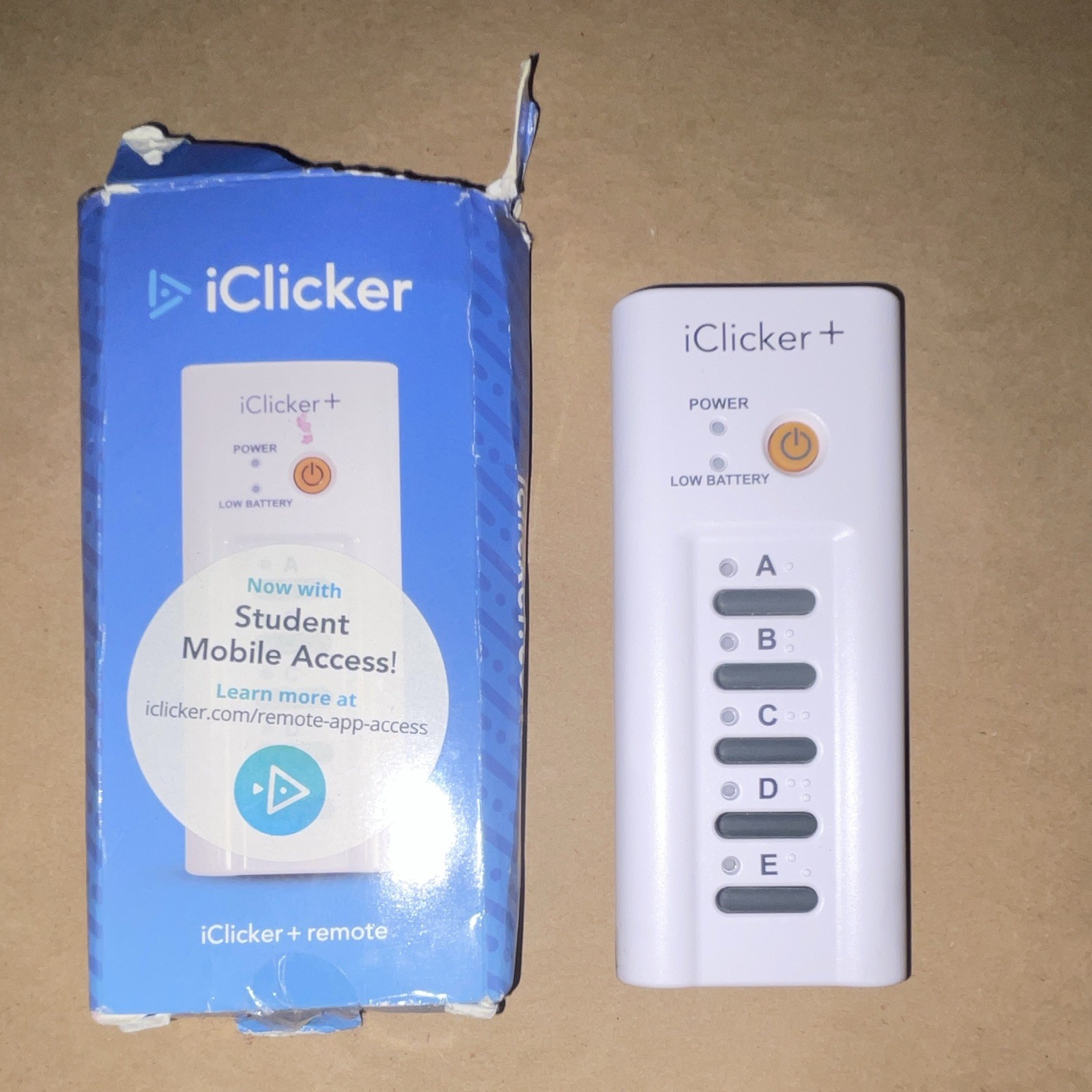 iClicker+ RLR15 Student Response Remote Control Clicker Wireless White
