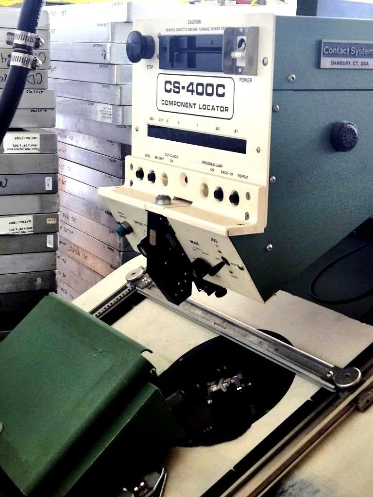 Contact Systems - Versatec CS-400C PCB Component Locator Cut/Clinch Machine