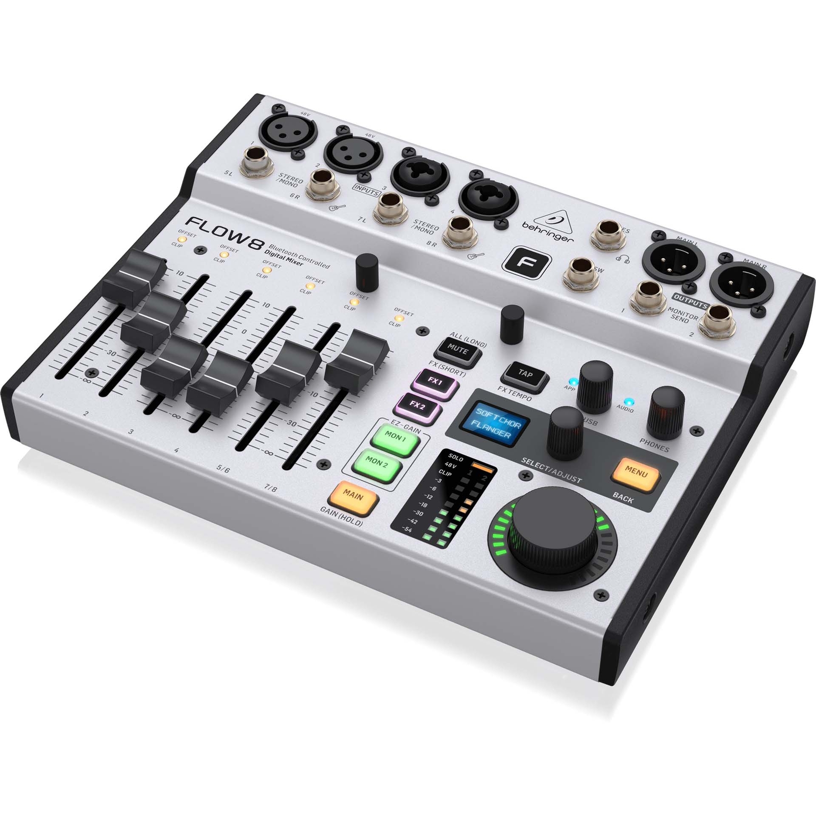 Behringer Flow 8 8-Input Digital Mixer with Bluetooth