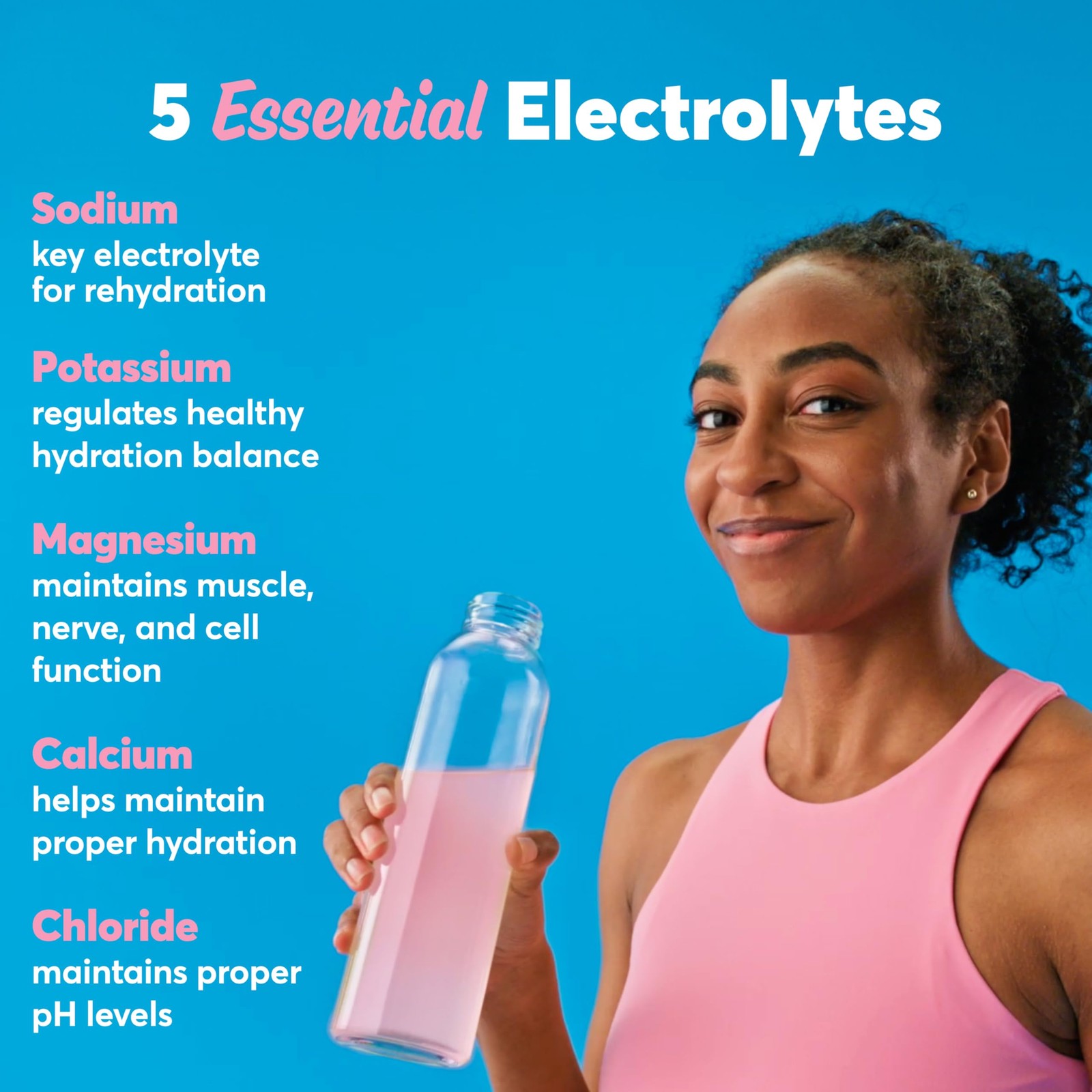 Nuun Zero Sugar Hydration Electrolyte Tablets Wild Strawberry 10 Count