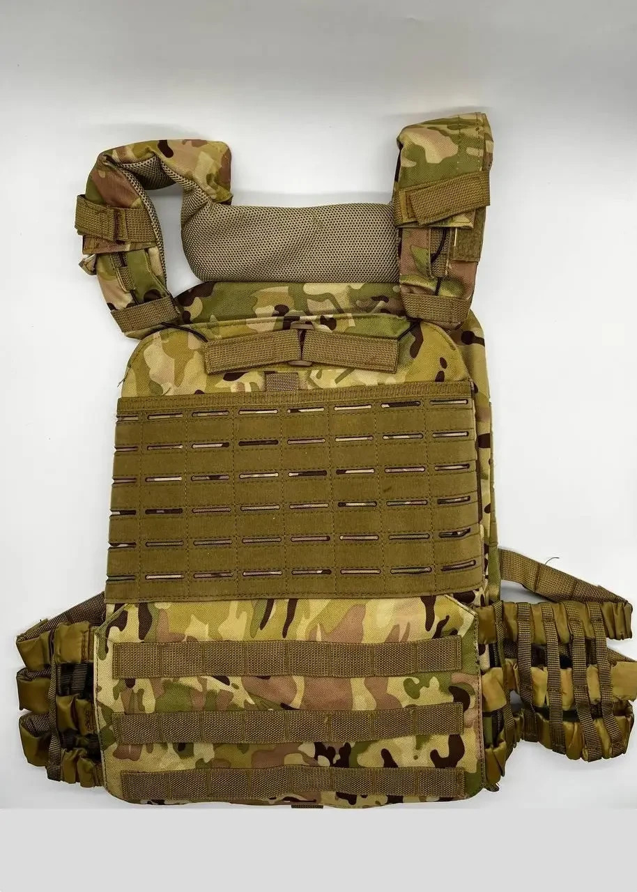 Plate Carrier Tactical Vest MOLLE Quick Release Black 🇺🇦