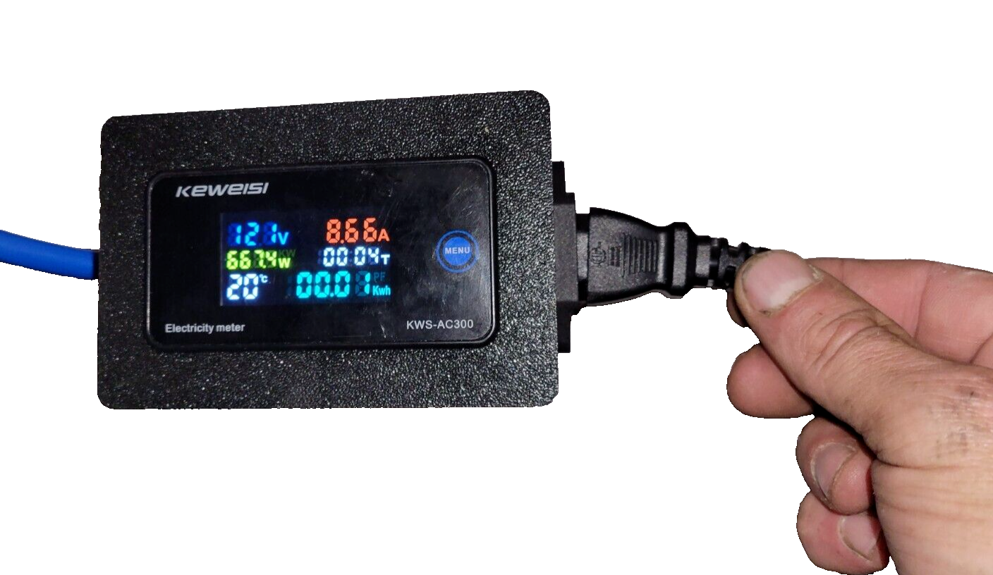 Iceriver Ks3 Kilowatt meter-analyzer (READ!!) Watts, amp, voltage, total, ect
