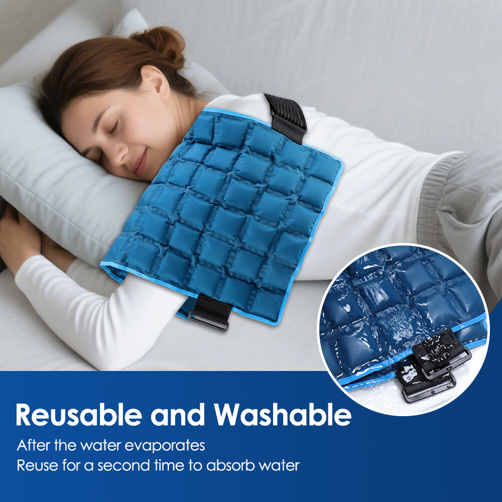 Large Gel Ice Pack for Injuries Reusable Flexible Hot Cold Therapy Compress USA