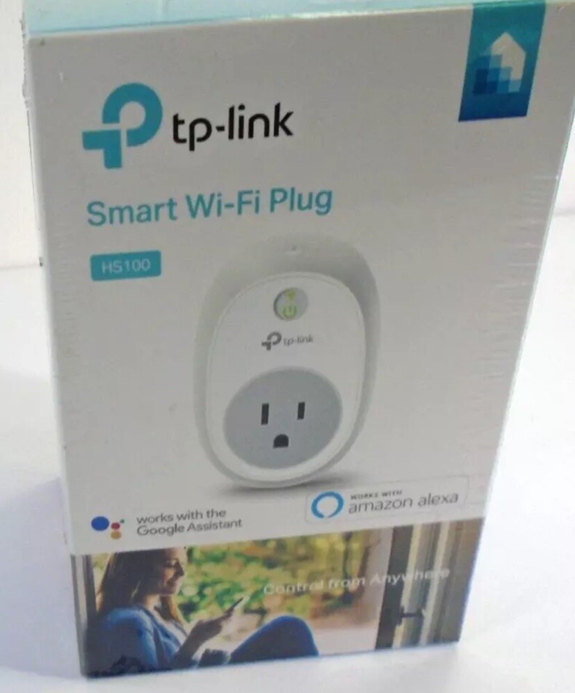 TP-Link - HS100 - Smart WiFi Plug - w/ Google Assistant & Amazon Alexa