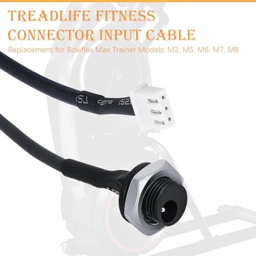 Replacement Input Cable for Bowflex Max Trainer M5 M3 M6 M7 M8 - Power Cord Plug