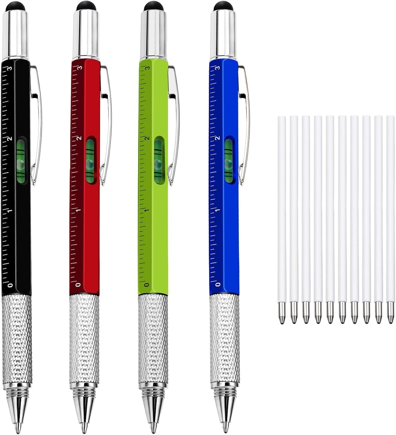 Portable Multi-tool Pen Set - Practical and Fun Gift for Men in 4 Colors