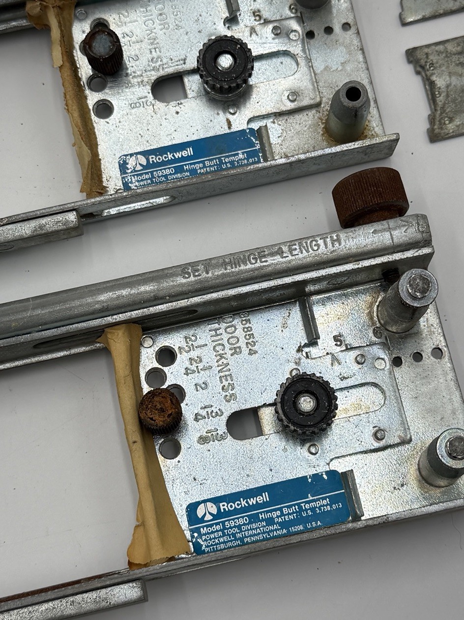 Rockwell Porta-Plane Model 126 + Hinge Butt Template 59380 COMPLETE Case Tested
