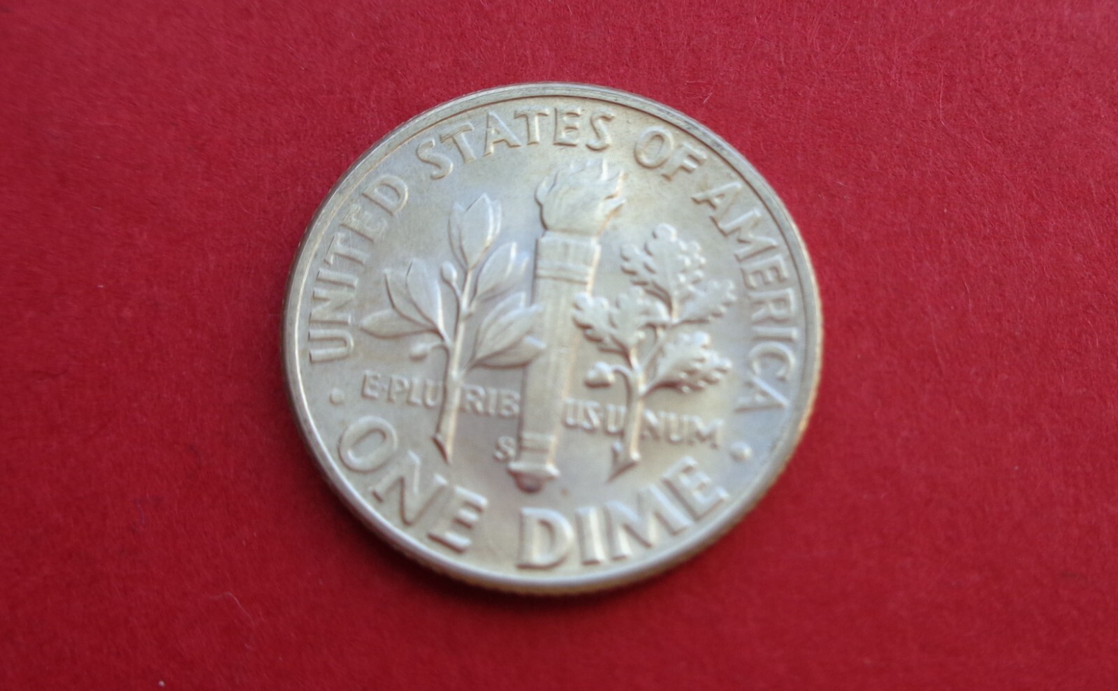 1953-S BRILLIANT UNC. SILVER ROOSEVELT DIME