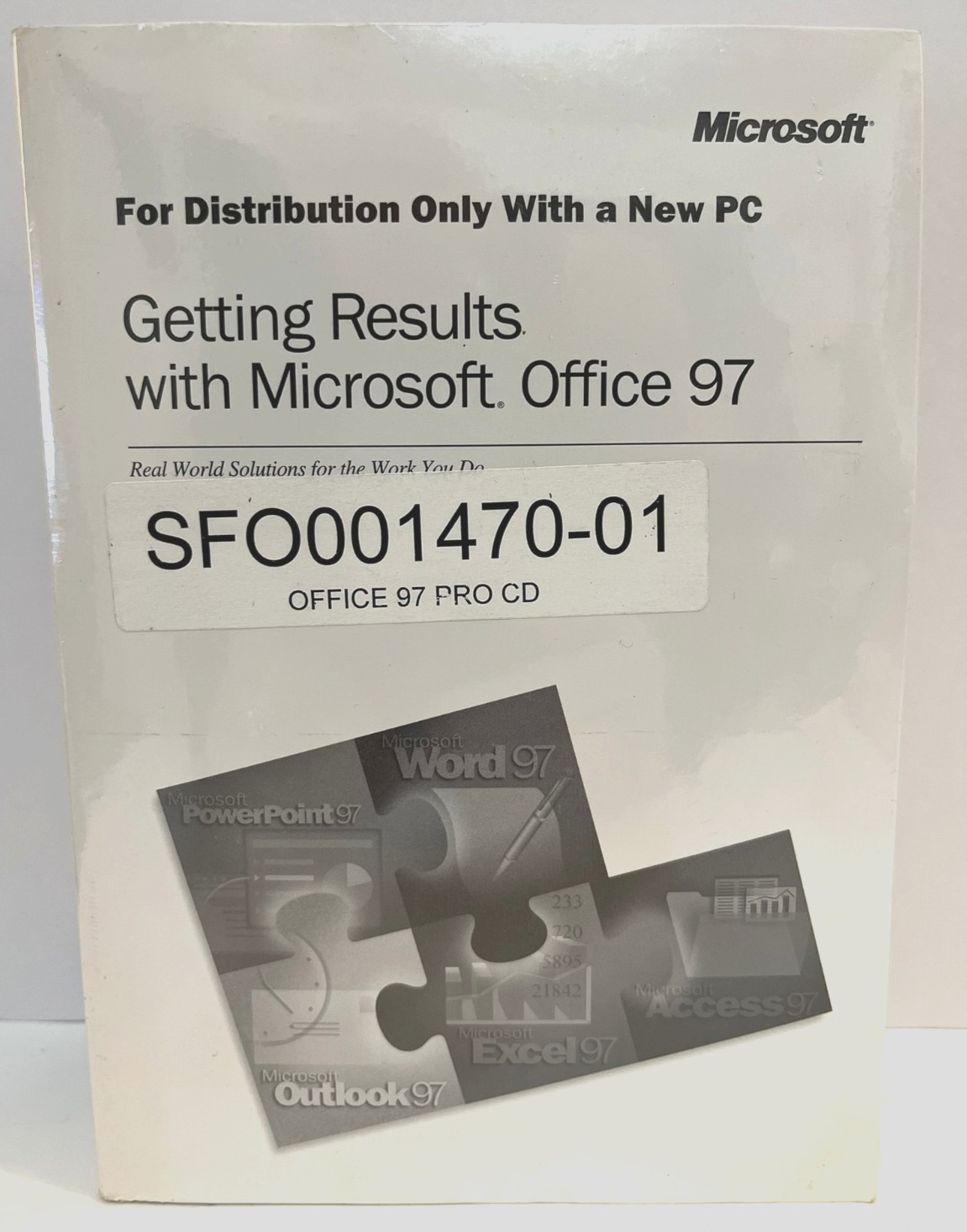 Getting Results With Microsoft Office 97 (Book & Disc) - Factory Sealed