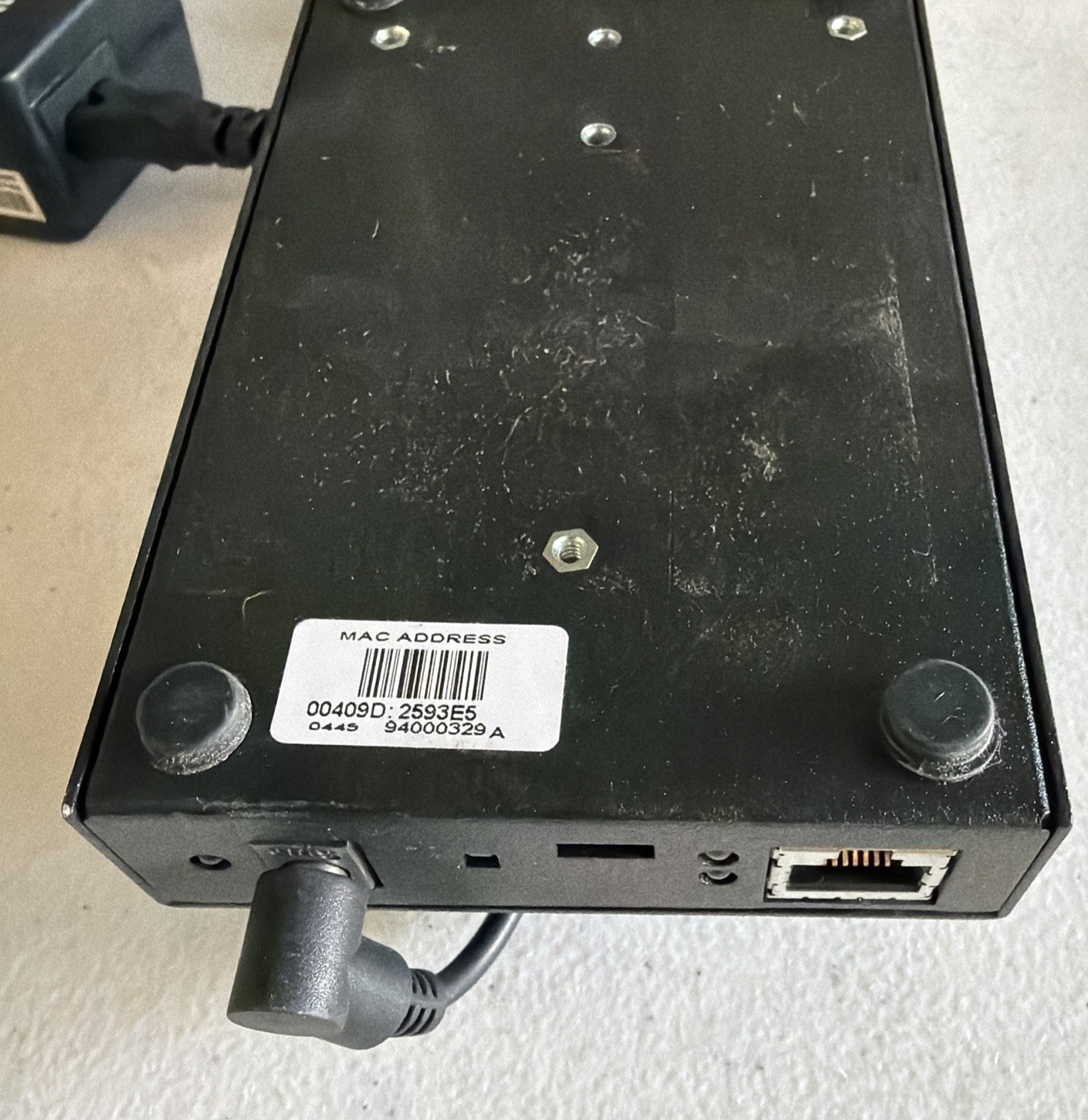 Digi PortServer TS 4 Serial Device Server Tested Working w/ AC Power Adapter