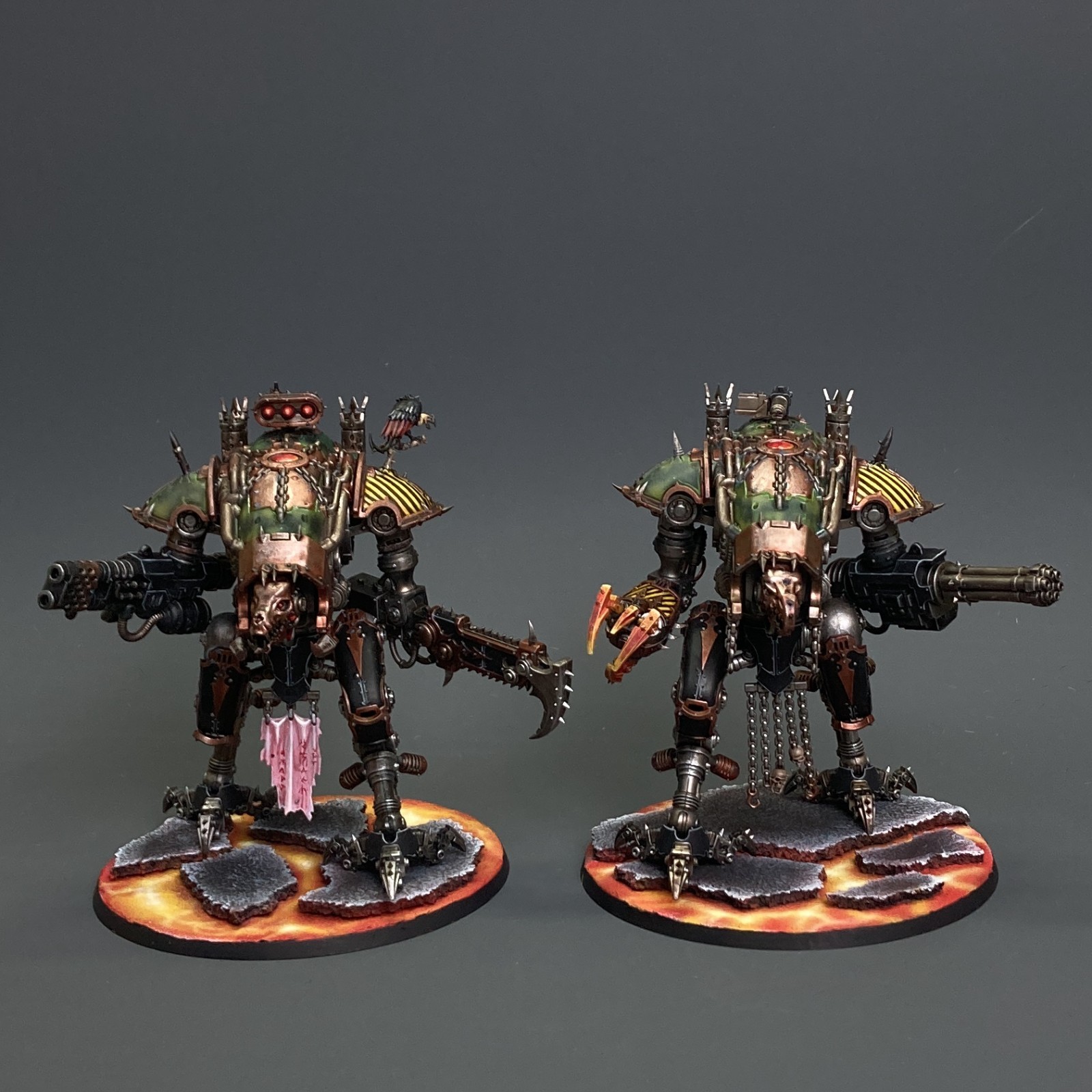 Warhammer 40K War Dog Karnivores Armies of Chaos Chaos Knights Presale Painted