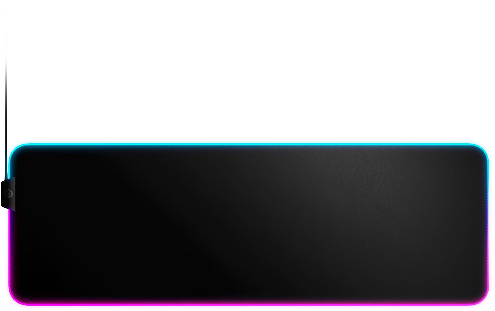 SteelSeries - QcK Prism Cloth Gaming Mouse Pad with 2-Zone RGB Illumination X...