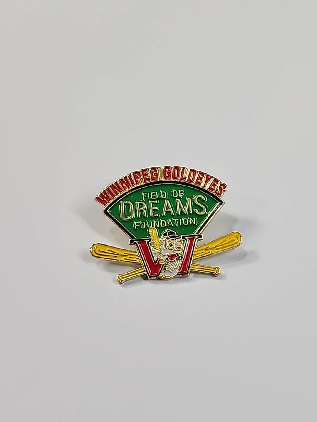 Winnipeg Goldeyes Field of Dreams Foundation 2004 Pin Manitoba Canada Baseball