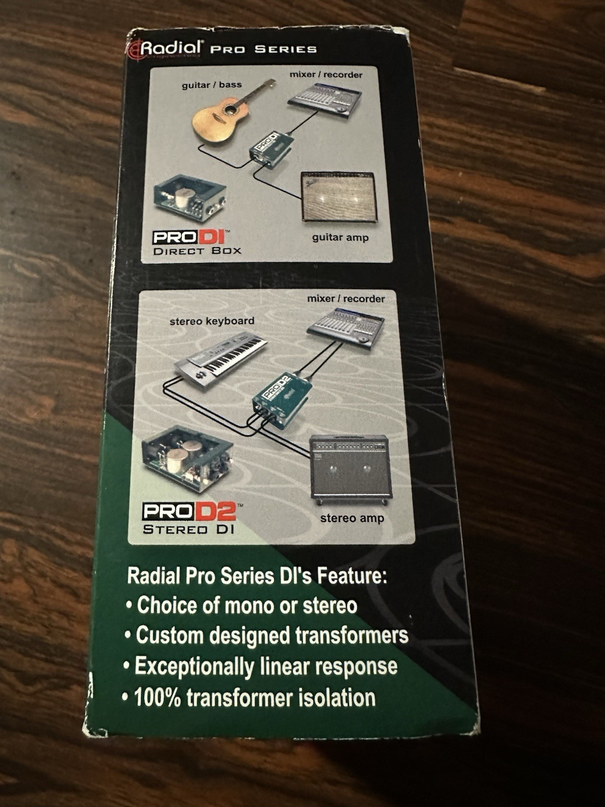 Radial Engineering ProDI Passive Direct Box Pro DI