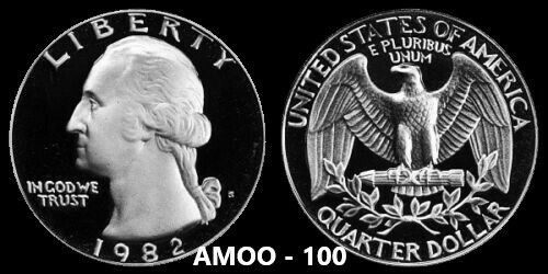 1982 S Proof Uncirculated Washington Quarter from U.S. Proof Set