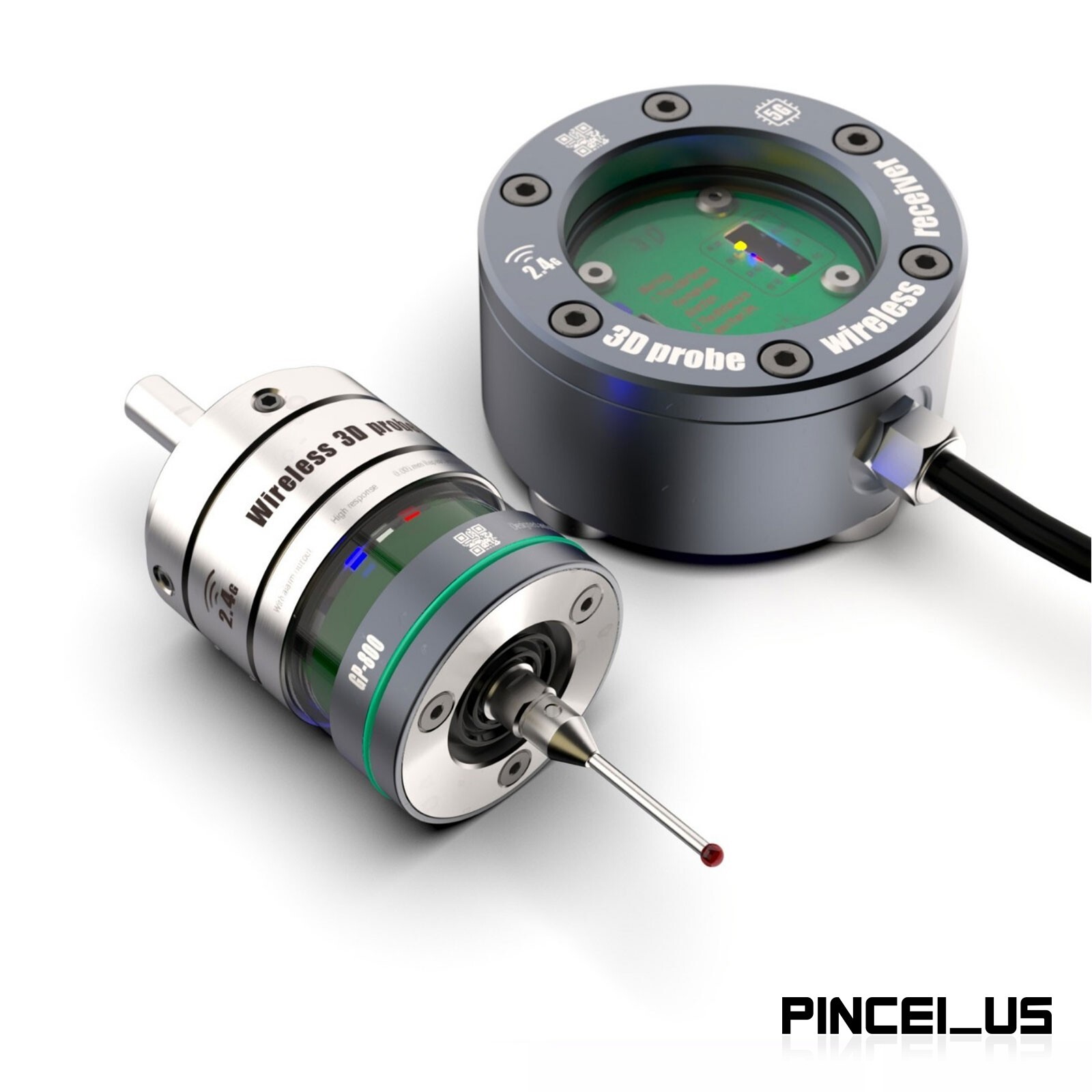 CNC Wireless GP-800 3D Edge Finder 1um High Precision Waterproof  LED Display