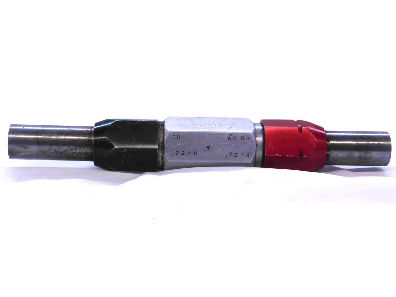 .7228 & .7278 CL Y PIN PLUG GAGE GO NO GO .7188 +.0040 23/32 18.359 mm CHECK