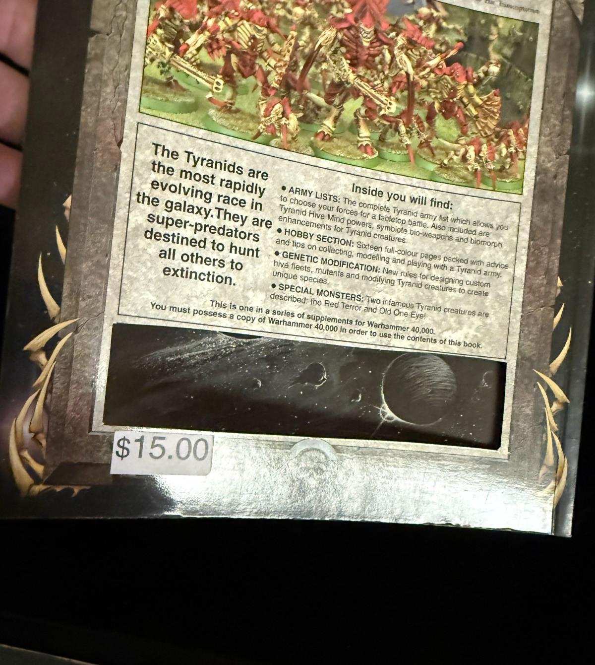 Warhammer 40k Tyranids Lot B Codex Rulebook 3rd 1st Edition DAMAGED