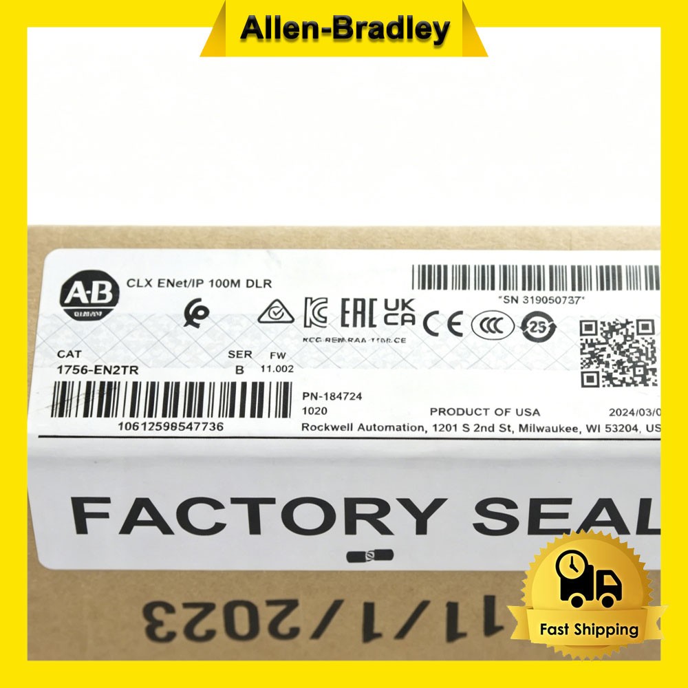 AB 1756-EN2TR SER B ControlLogix Ethernet Module -Sealed AB 1756 EN2TR US Stock