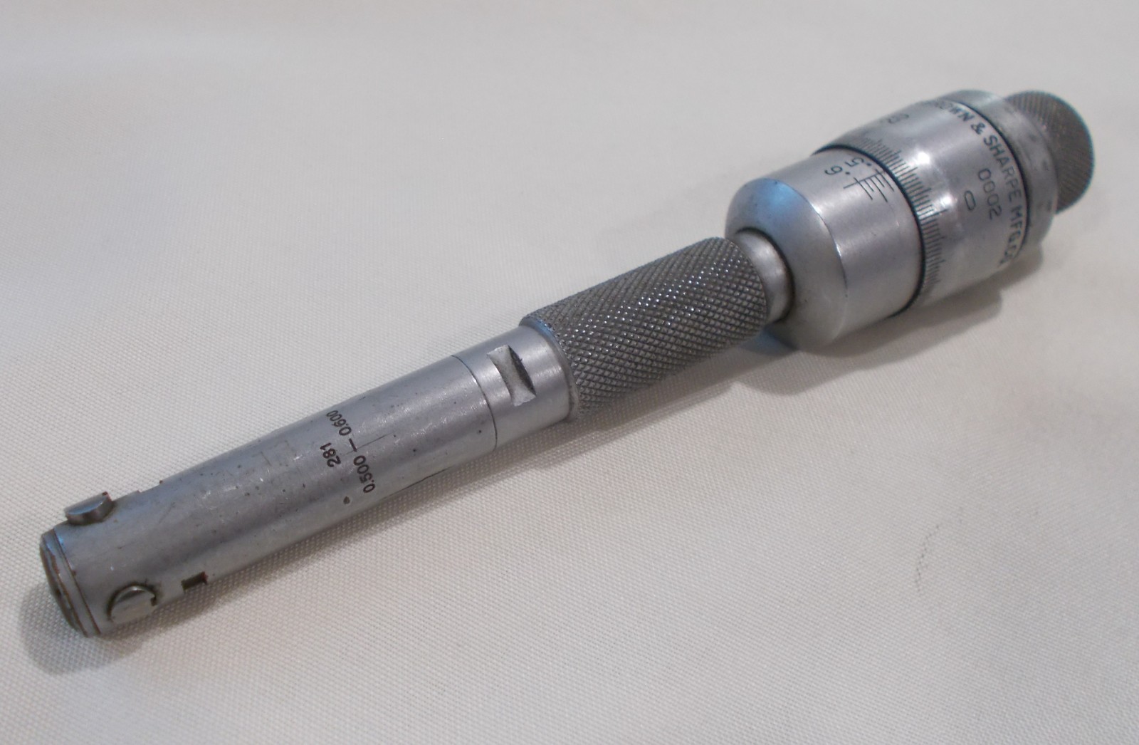 USED Brown & Sharpe 281 Intrimik Internal Bore Micrometer .500-.600" ,  .0002"